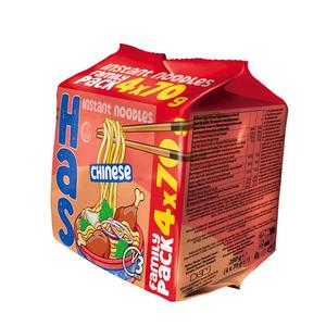 Fideos Instantáneos de Harina de Trigo Frita Chinos HES, Paquete Familiar 4x70g, Listos en 3 Minutos - Product Image 1