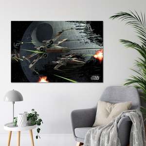 Póster Decorativo de Pared con Diseño Moderno de Star Wars X-Wings Space Battle - Product Image 3