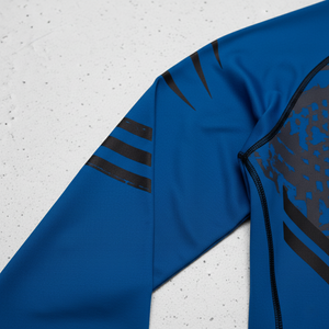 Ligera Spandex MMA Rashguard Hombres Compresión Transpirable Secado rápido Ecológico 4 vías Estiramiento Poliéster Gimnasio Entrenamiento BJJ - Product Image 4