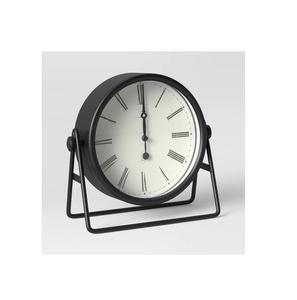 Reloj de mesa de diseñador para habitación de invitados, uso de Metal con acabado marrón como Decoración de mesa para el hogar y la Oficina, forma redonda - Product Image 4