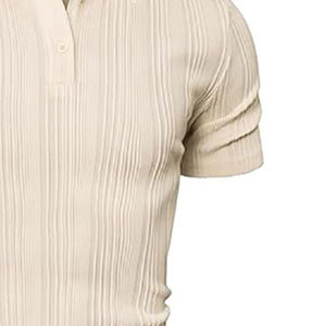 Polos de algodón de alta calidad para hombre, camisetas de golf de manga corta de primera calidad, con logotipo bordado personalizado, hechas en Pakistán. - Product Image 4