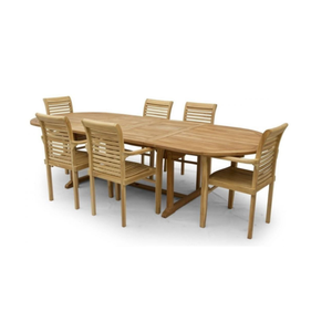 Best Selling Commercial Outdoor Oval Dining Table Set Modern Minimalist Style <b>Restaurant</b> <b>Furniture</b> Set - Product Image 4