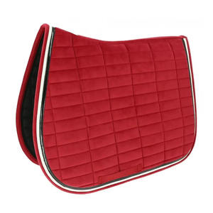 Tapis de selle en tissu de bambou écologique, antibactérien, naturel, pour l'équitation, avec relief pour le cou de cheval et finition douce au toucher - Product Image 1