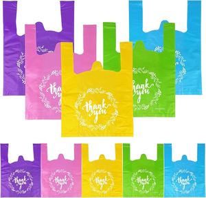 ถุงพลาสติกเสื้อยืดราคาถูกโลโก้และขนาดที่กำหนดเอง - Product Image 3