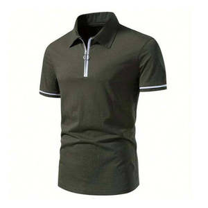 Camisas Polo de Verano para Hombre, de Poliéster y Algodón, Casuales, con Cierre, Camisetas con Cierre, Camisas Polo de Golf - Product Image 4