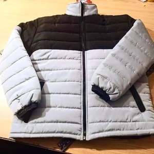 Chaqueta acolchada de lona de talla grande personalizada para hombre, abrigo deportivo para exteriores con calefacción de invierno y cuello levantado, opción de talla XS - Product Image 3