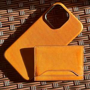 เคสโทรศัพท์หนังแท้จากนักออกแบบที่ยอดเยี่ยมสำหรับ iPhone 13 13 Pro 13 Pro 13 Pro Max ตัวป้องกันกล้องตัวยึดบัตรเครดิตกันกระแทก - Product Image 3