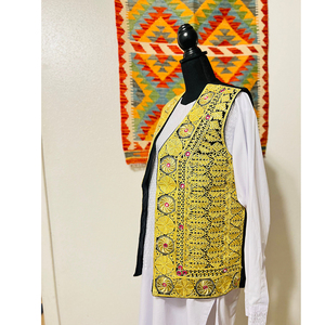 Chaleco de boda para hombre de nuevo diseñador de fabricante profesional, chaleco afgano tradicional de tela suave con bolsillos para invierno - Product Image 6