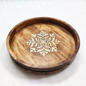 Cuencos de madera hechos a medida ideales para usar como ensaladeras y para decoración del hogar para reventa - Product Image 1