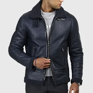 Chaqueta Bomber de Cuero Vintage - Product Image 1