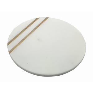 Sous-verres en résine MOP de couleur bleu et blanc de la meilleure qualité Nouveau design pour les bureaux à domicile et les restaurants Tapis et tampons en gros - Product Image 2