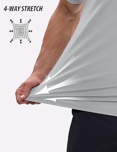 เสื้อยืดผ้าแคนวาสแบบแห้งเร็วระบายอากาศได้ดีผ้าคอตตอน100% สำหรับใส่ในชีวิตประจำวันใส่ได้หลากหลายสีทนทานใส่สบาย - Product Image 3