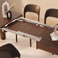 Aodeli 48mm Double Pile Extensible Pliable Moderne Mobilier Table à Manger Hôtel Fabriqué au Vietnam Convient Gain de Place