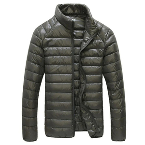 Veste en duvet de canard et d'oie ultralégère en nylon noir de qualité professionnelle pour l'extérieur, pas cher - Product Image 5