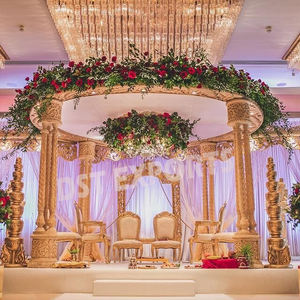 Muebles para Bodas Hindúes, Sillas para Mandap, Muebles Reales para Bodas/Sillas para Mandap, Sillas Modernas de Madera para Mandap, EE. UU. - Product Image 4