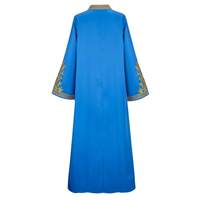 Abayas turques islamiques en polyester pour femmes, robe modeste, style papillon élégant, légère, infroissable, respirante, séchage rapide, sans couture
