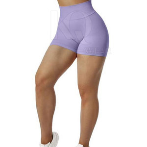 Shorts Deportivos Ligeros, Transpirables y de Secado Rápido, Cintura Alta, Tela Elástica para Gimnasio, Entrenamiento, Running, Fitness, Yoga - Product Image 5