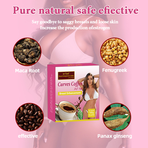 OEM ODM fabbrica all'ingrosso personalizzato aumento del seno di caffè in polvere integratori a base di erbe con Maca fieno greco naturale Ginseng - Product Image 2