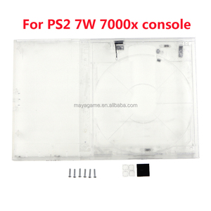 Trong Suốt Đầy Đủ Nhà Ở <span class=keywords><strong>Shell</strong></span> Trường Hợp Đối Với <span class=keywords><strong>PS2</strong></span> Giao Diện Điều Khiển 7W 9W 7000X 70000 Với Ốc Vít Trò Chơi Phụ Kiện Cho <span class=keywords><strong>PS2</strong></span> 7W - Product Image 3