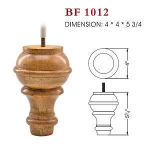 Round Turned Solid Wood Heavy Duty Sofa <b>Legs</b> for Sofa Chair Bed Cabinet-Living Room Bedroom <b>Furniture</b> Support - Product Image 6
