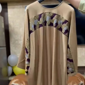 Premium femmes élégant modeste Abayas tissu respirant dubaï formel robes traditionnelles brodé à la main Baggy fil musulman - Product Image 1