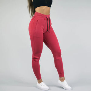 กางเกงวอร์มแฟชั่นสีทึบกางเกงเชือกขายาวกางเกงเล่นโยคะ - Product Image 2