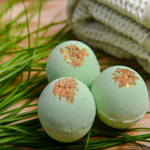 Bombas de Baño de Hierba de Limón al por Mayor con Aceites Esenciales Orgánicos para Spa, Relajación y Desintoxicación, Proveedor de Marca Privada OEM ODM - Product Image 3