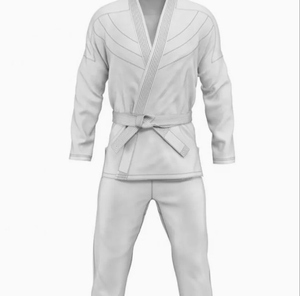Uniforme blanco de Jiu Jitsu de marca superior profesional hecho a medida BJJ Kimono Gi para entrenamiento de artes marciales Unisex 100% algodón duradero - Product Image 5