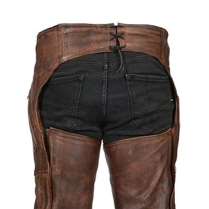 Chaps d'équitation professionnels de haute qualité avec panneau élastique pour hommes et femmes, best-seller, chaps d'équitation en cuir - Product Image 5