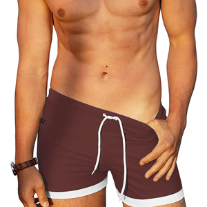 Short de sport de couleur personnalisée pour hommes séchage rapide respirant 100% coton maillot de bain surf nouveau style solide OEM disponible - Product Image 1