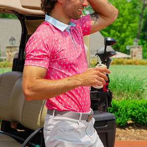 T-shirts polo de golf pour hommes de haute qualité en coton tissu respirant T-Shirt polo de golf en coton personnalisé pour hommes vente en gros - Product Image 3