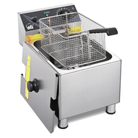 Friteuse électrique commerciale 3 KG |   Plateau de table en acier inoxydable, types de prises multiples, dimensions personnalisables, 220-240V, 1 an, 3W
