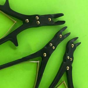 Rongeurs, pinces et gouges chirurgicales Ruskin Bone Leksel Stille, ensemble de 3 pièces, instruments de chirurgie orthopédique, outils manuels en métal - Product Image 5