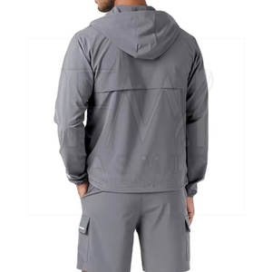 Active Wear Chaquetas y pantalones cortos Conjuntos de jogging de dos piezas con embalaje personalizado Conjuntos de dos piezas para hombres - Product Image 3