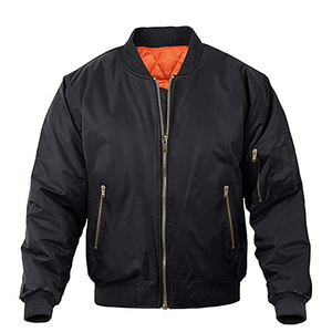Blouson de baseball universitaire personnalisé avec broderie vierge Blouson de baseball en soie Blouson bombardier en satin pour homme - Product Image 3