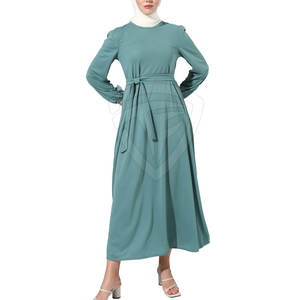 Robe musulmane traditionnelle décontractée pour femmes Mode modeste Tissu de coton doux Fourniture d'usine OEM - Product Image 3