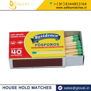 Hot Selling 240 <b>Sticks</b> Carton Packing Kitchen Matches 118*65*25 mm Factory Wholesale Price From India best offer price quality - Product Image 2