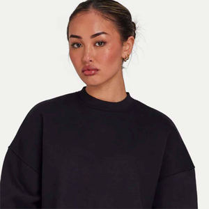 Sweat-shirts à col rond en molleton lourd vintage en gros, lavage à l'acide, pour femme, surdimensionnés, en vente - Product Image 5