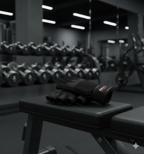 ถุงมือออกกำลังกายแบบครึ่งนิ้วที่ลูกค้าต้องการมากที่สุด ถุงมือพยุงข้อมือ ถุงมือออกกำลังกายระบายอากาศได้ดี สำหรับทุกเพศ ถุงมือยกน้ำหนักสำหรับงานหนัก - Product Image 3