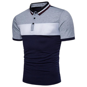Vente en gros de t-shirts pour hommes en tricot uni respirant, chemise de luxe, uniforme unisexe, design personnalisé - Product Image 5
