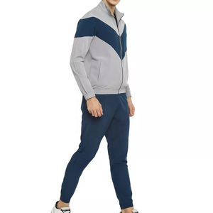 2024 Men's High Quality Fleece Tracksuit Custom Logo Printed Solid & Contrast Colors Active Bottoms Wholesale men's tracksuits - Product Image 5