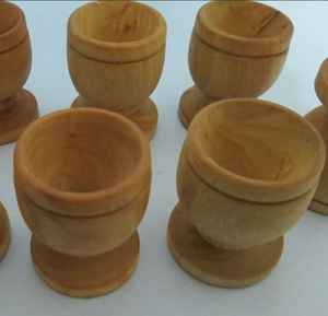 LuxeWood <b>Wine</b> Goblet Artisan Wooden <b>Glass</b> - Product Image 1