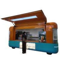 Solution tout-en-un : chariot de nourriture mobile personnalisable sur roues avec équipement commercial pour les tranches de pommes au caramel