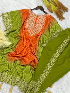 Diseñador indio paquistaní <span class=keywords><strong>Punjabi</strong></span> Kaftan Dhoti Salwar Bollywood Ropa de fiesta Vestido Venta Vestido de ropa de mujer Ropa de boda - Product Image 4