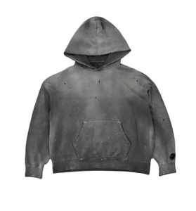 Offre Spéciale personnalisé en détresse lavé à l'acide 100% sweats à capuche en coton de haute qualité pour hommes OEM tenue décontracté Boxy Fit lavé à l'acide hommes sweats à capuche - Product Image 1