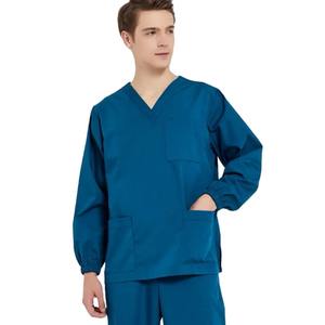 Uniforme d'infirmier pour hommes de haute qualité et confortable, ensembles élégants, tissu sergé tendance, designs personnalisés, été, hôpital - Product Image 1