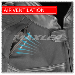 Chaqueta de moto de cuero aprobada por la CE para Mujer | Chaqueta de motorista duradera con estilo | Chaqueta de cuero para montar - Product Image 6