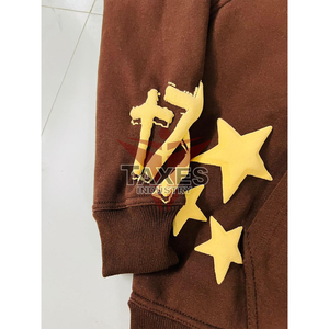 Sudaderas con Capucha Extra Grandes Personalizadas para Hombre, 100% Algodón Felpa, Impresión Personalizada, Sudaderas con Capucha Gruesas con Cremallera para Hombre - Product Image 4