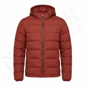 Custom <b>Men's</b> Parka Premium Quality Fleece Cotton Boys New Edition Hooded Collar Puffer Jacket Create Your Own Thermal Outerwear - Product Image 1