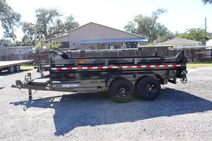 High Performance 7 x 14 FT Low Profile Hydraulic Tipping Dump Trailer 14K GVWR Heavy Duty Equipment Hauling Trailer - Product Image 6